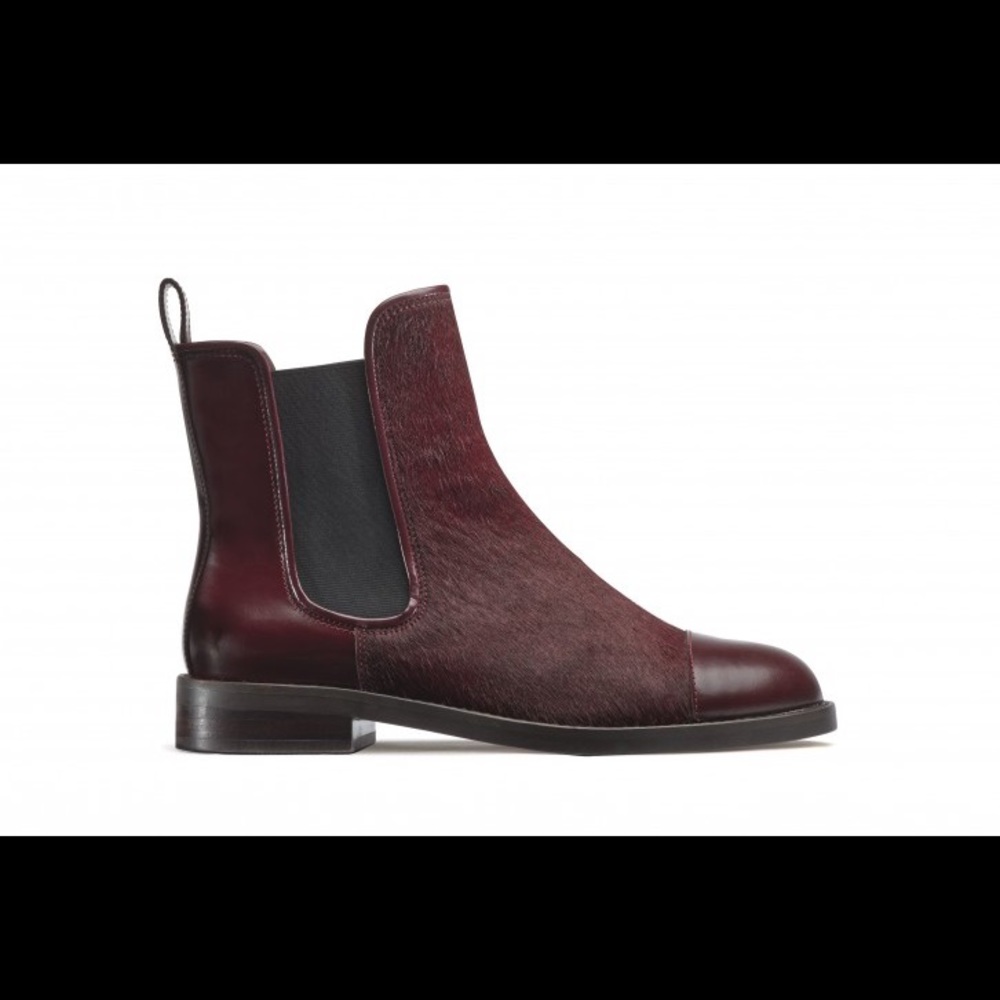 Orla Kiely  Clarks leather and horse hair boots